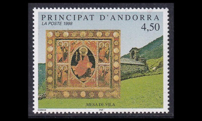 Andorra Fr 521 ** Uskonnollinen taide (1998)