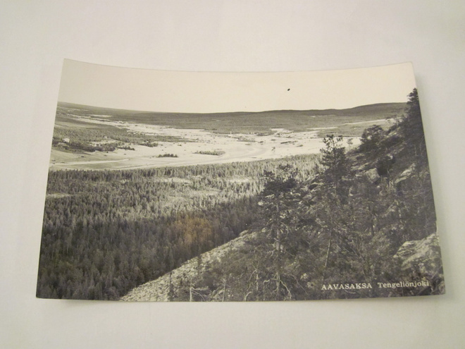 VANHA Postikortti Aavasaksa Lappi 1950-l Alkup.Mallikappale