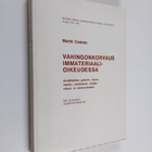 Martti Castren : Vahingonkorvaus immateriaalioikeudessa :... - pikkukuva 1
