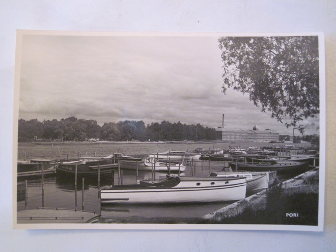 VANHA Postikortti Pori 1950-l Alkup.Mallikappale