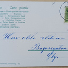 Myrskyää - leidi sauvoo, lapsia ja heinää kyydissä, p. 1904 - pikkukuva 2