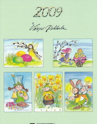 Virpi Pekkala : 2009 5 postikorttia setin etukortti p71