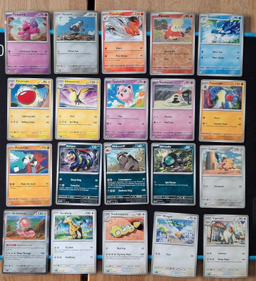 Pokemon kortit 20kpl (#62 Paldea Evolved)