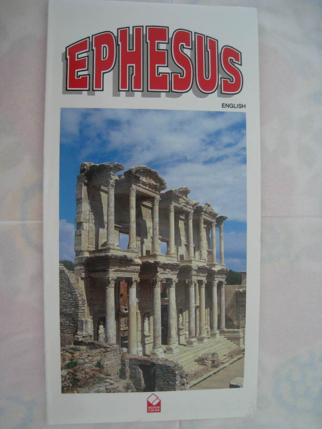 Ephesus – kartta kuvakartta esite Efesos