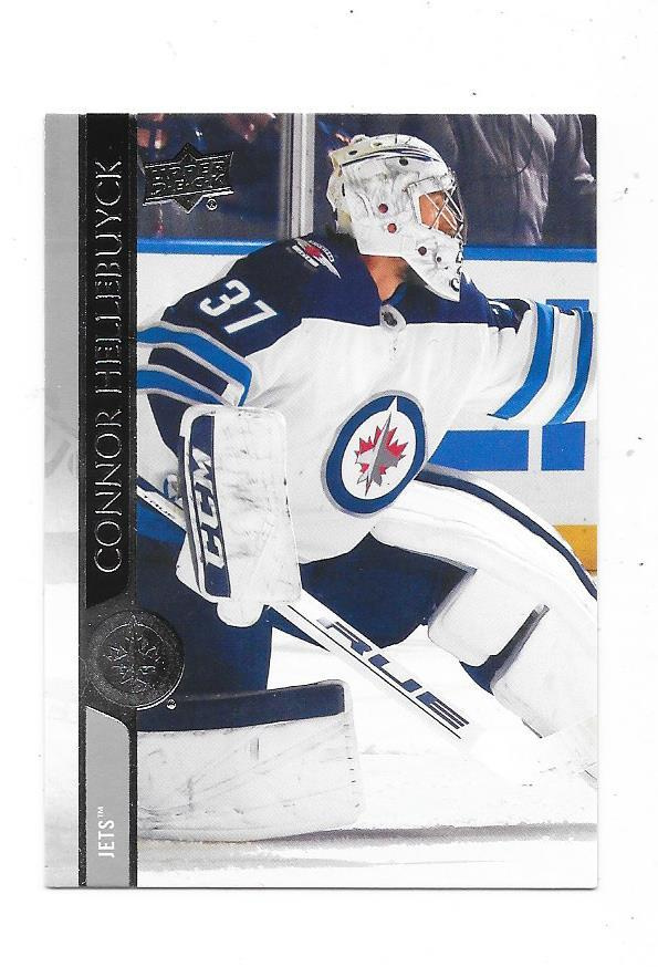 2020-21 Upper Deck #445 Connor Hellebuyck Winnipeg Jets MV