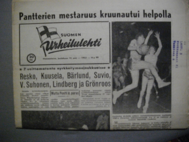 Suomen Urheilulehti Nro 99/1953 (14.3)