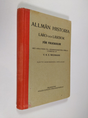 V. K. E. Wichmann : Allmän historia : läro- och läsebok f...