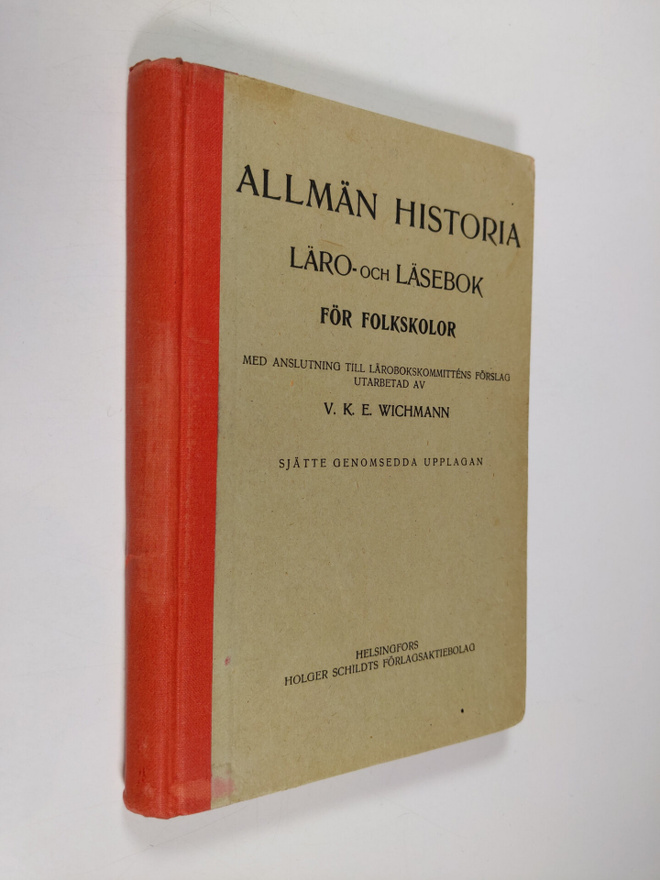 V. K. E. Wichmann : Allmän historia : läro- och läsebok f...