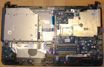 HP 250 G4 rikki, osia
