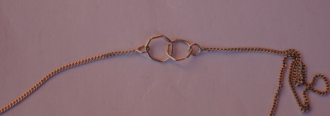 Ag (hopea), heptagonit eli 7-kulmiot -riipus - 2,0 g (4)
