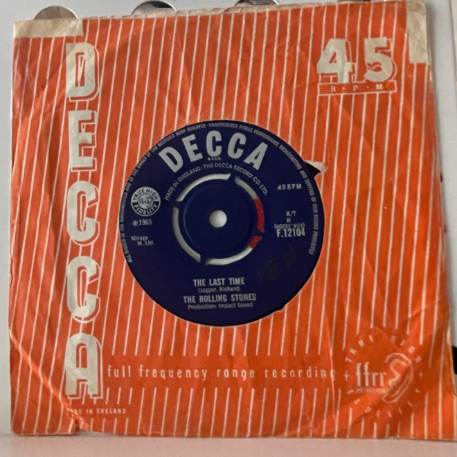THE ROLLING STONES: The Last Time * Play With Fire * UK 1965