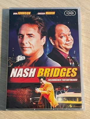 Nash Bridges: Kausi 1 (1996) Don Johnson (3DVD) *UUSI*