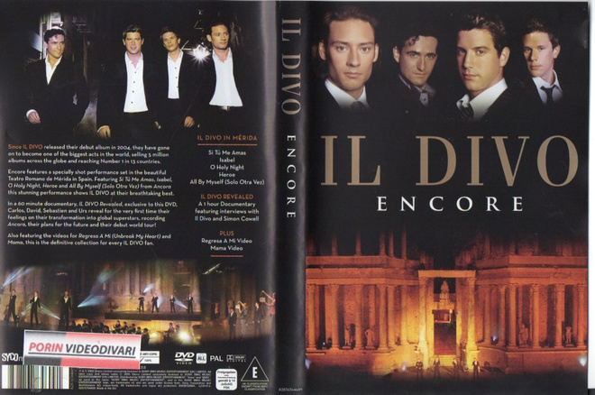 il divo encore	(26 453)	k		DVD