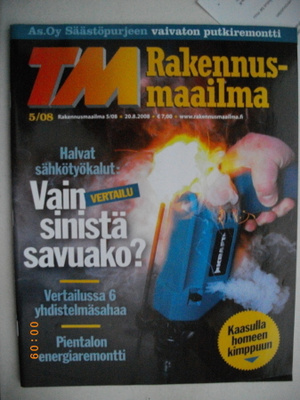 Tekniikan Maailma Nro 5/2008 - Rakennusmaailma (24.3)