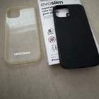 iPhone 12 / 12 Pro suojakuoret 2 kpl – uudet (musta + clear) - pikkukuva 1