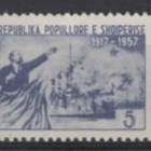 (S0543) ALBANIA, 1957 (40 Years of Russian Revolution). MH* - pikkukuva 1