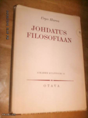 Urpo Harva : Johdatus filosofiaan (1 p. 1953) Sis.postikulu