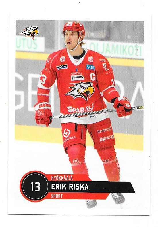 2021-22 CardSet #320 Erik Riska Sport