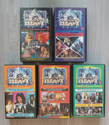 Hard 'N Heavy VHS Volume 1-5
