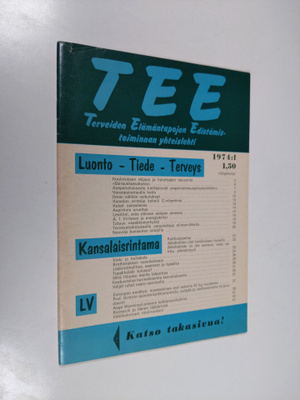 Tee 1974 : 1 : terveiden elämäntapojen edistämistoiminnan...