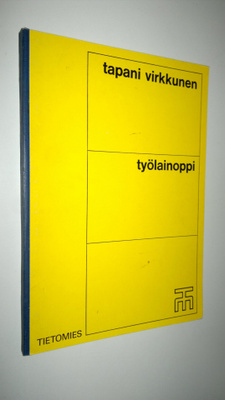 Tapani Virkkunen : Työlainoppi
