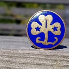 Kuuluisa Partio merkki Wagggs. Halkaisija - 19 mm. Emalinen. - pikkukuva 2