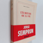 Jorge Semprun : L'ecriture ou la vie - pikkukuva 1