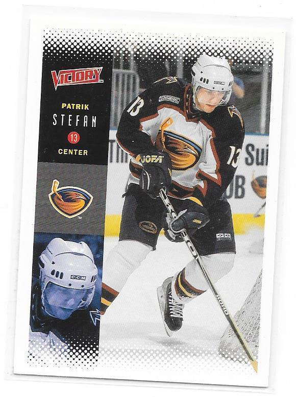 2000-01 UD Victory #11 Patrik Stefan Atlanta Trashers
