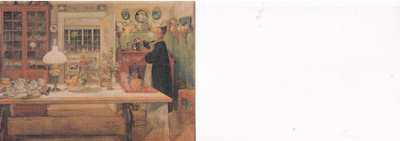 Carl Larsson: Pieni Viira-peli-ilta 1901    b628