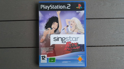 PS2: SingStar Rock Ballads peli (2007)