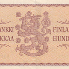 Suomi 100 markkaa 1957 AM1182675 kl 8-9 - pikkukuva 2