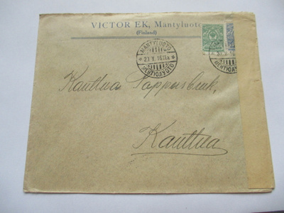 1916 Mäntyluoto Victor Ek liuskasens kuori
