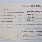 VANHA FirmaKortti Polkupyörä Mainos Viipuri 1934 - pikkukuva 2