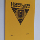 Historiallinen aikakauskirja 3/1988 - pikkukuva 1