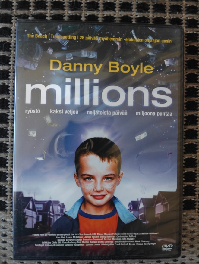Millions  (2004) DVD Suomijulkaisu ohj. Danny Boyle