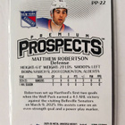 Matthew Robertson 2025-26 Skybox Metal Premium Prospects - pikkukuva 2