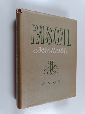 Blaise Pascal : Mietteitä