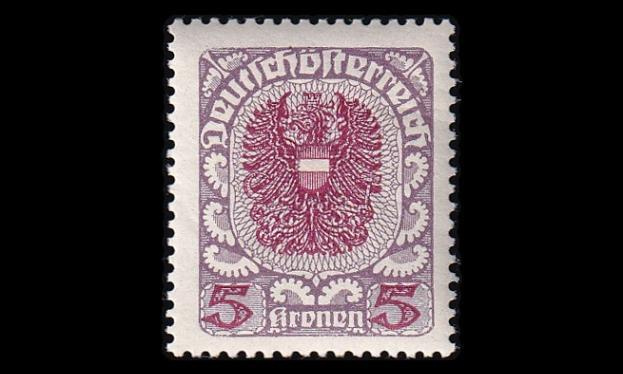 Itävalta 318x ** Vaakuna 5 Kr (1920)