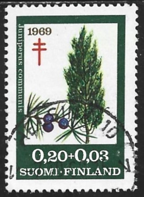 1969 TUB Kataja 0,20+0,03 mk alareuna LOISTO LaPe 657