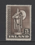 (SA0538) ICELAND, 1943 (Statue of Thorfinn Karlsefni, 5Kr.)