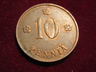 10 penniä 1938