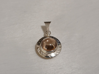 Kotimainen Design Hopea kivi riipus KI 925