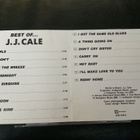 J.J. CALE - Best Of… J.J. Cale - pikkukuva 2