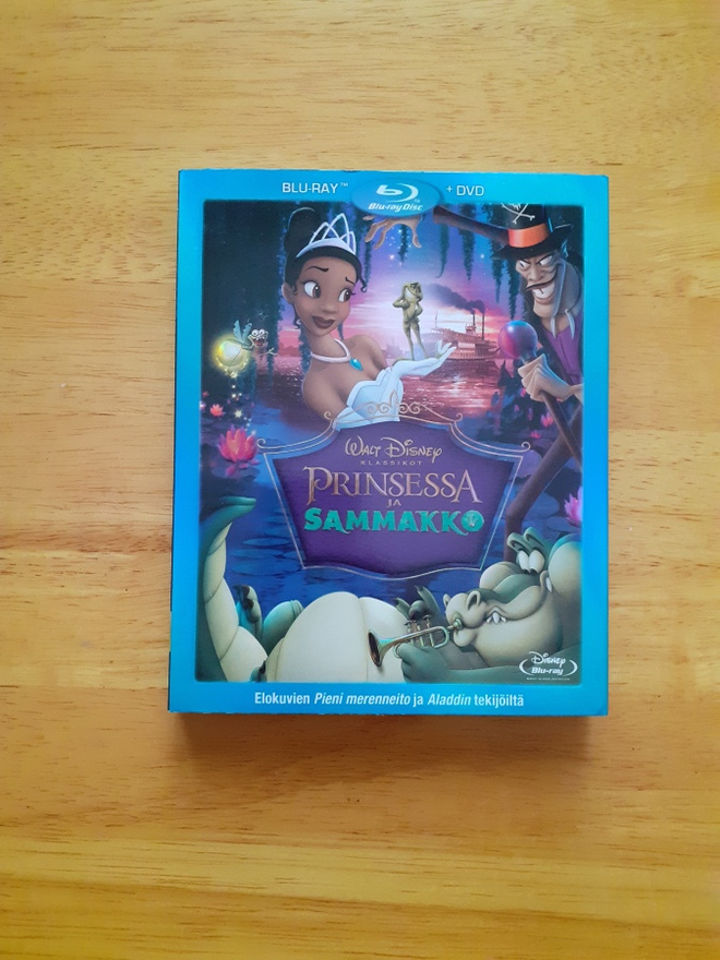 Prinsessa ja sammakko BLU-RAY + DVD