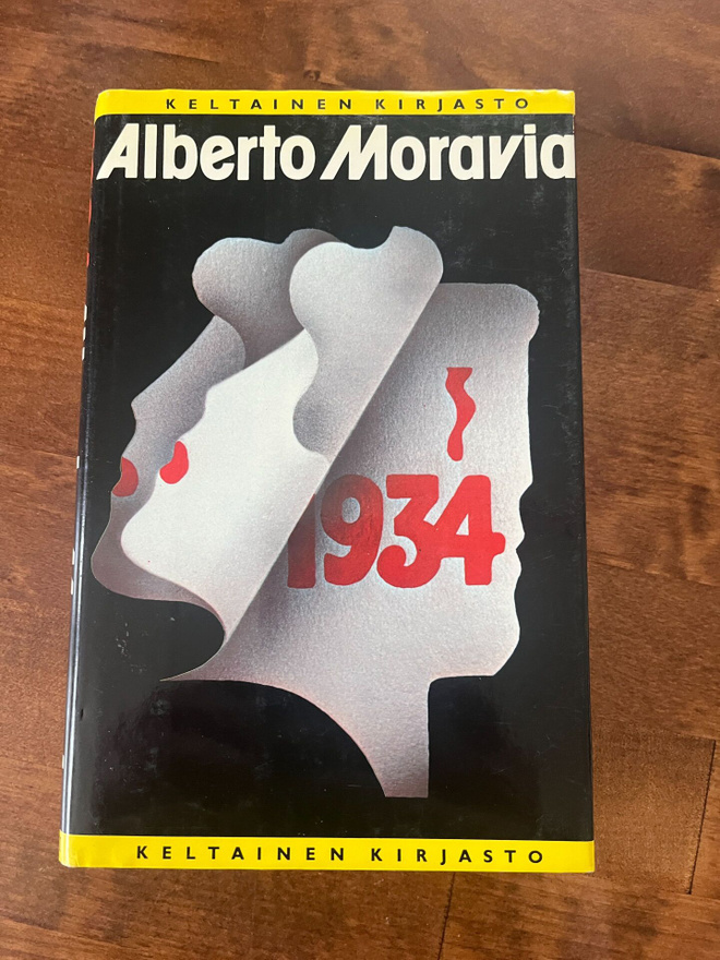 Alberto Moravia : Vuosi 1934  Sid. 2p v.1982