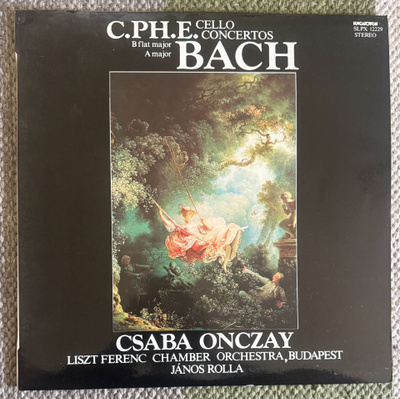 C.PH.E. BACH: Cello Concertos (LP) 1982