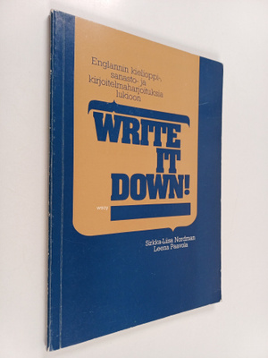 Sirkka-Liisa Nordman : Write it down