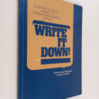 Sirkka-Liisa Nordman : Write it down - pikkukuva 1