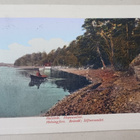 Helsinki, Hopeasalmi, mies veneessä, talas, p. 1911 - pikkukuva 1