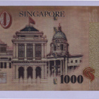 Singapore 1000 Dollars v.2013 UNC kullattu (muoviseteli) - pikkukuva 2